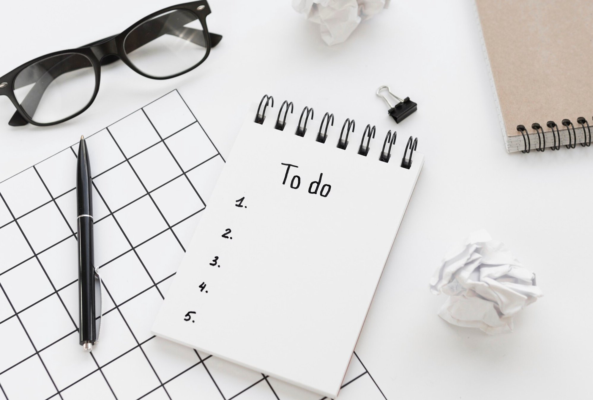 Event planning notebook and stationery